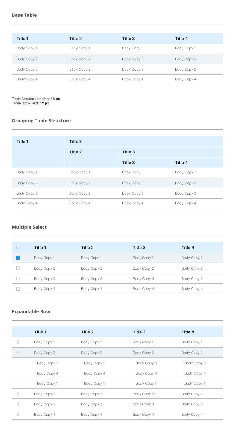 Design system — colour and typography